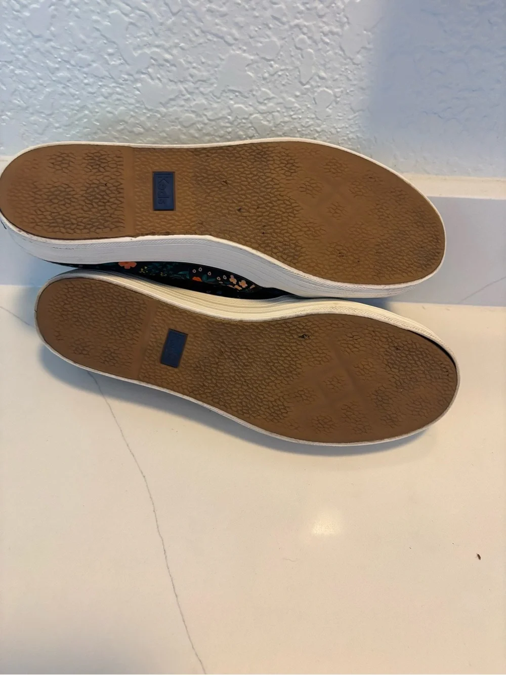 Keds X Rifle Paper Co Collab Womens Shoes Slip On Canvas Floral Casual Sz 9.5